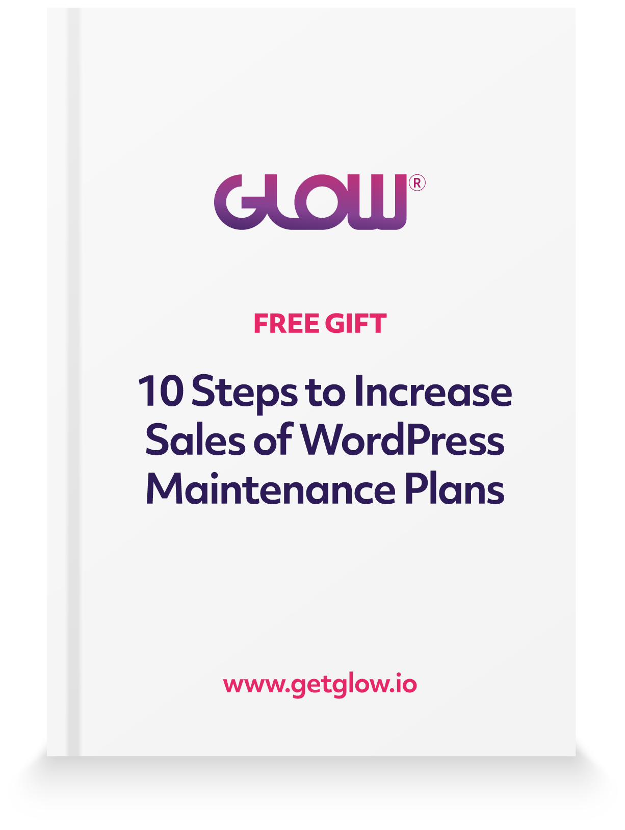 book cover for the book entitled 10 steps to increase sales of wordpress maintenance plans